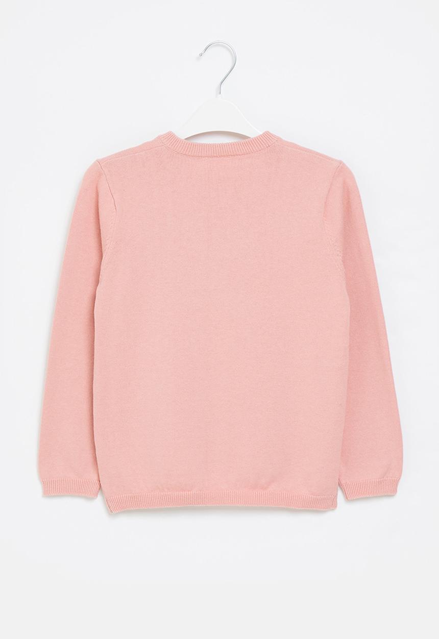 Pop Candy - Girls plain cardigan - pink