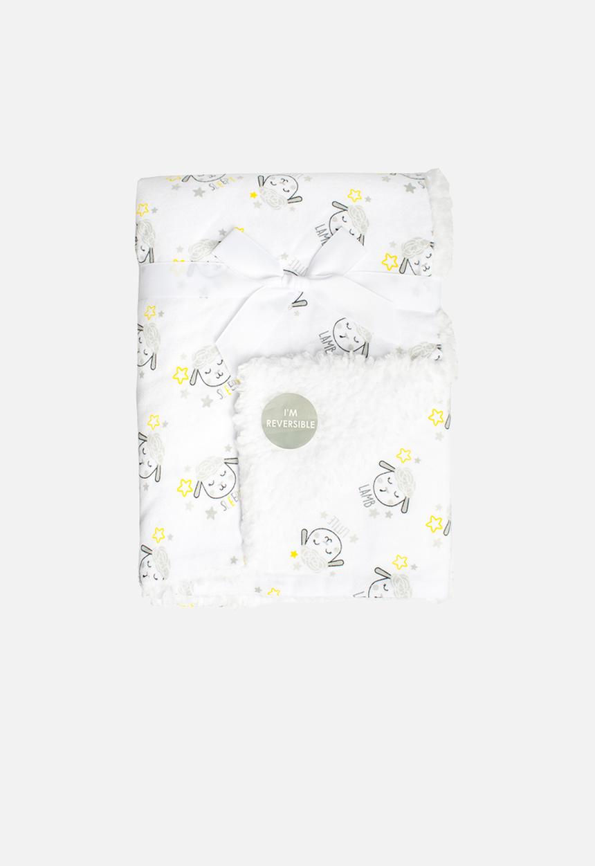 Character Group - Sheep sherpa throw - white/grey