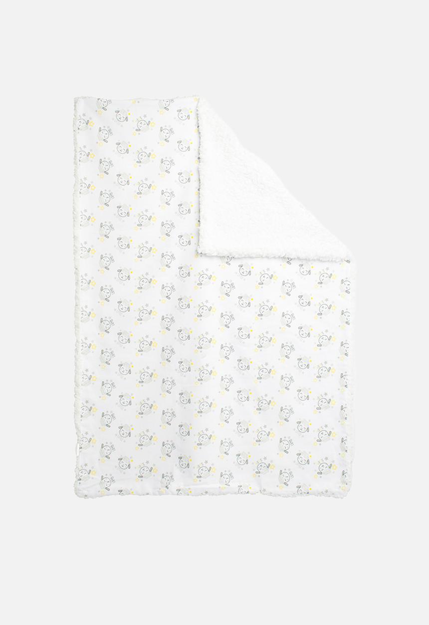 Character Group - Sheep sherpa throw - white/grey