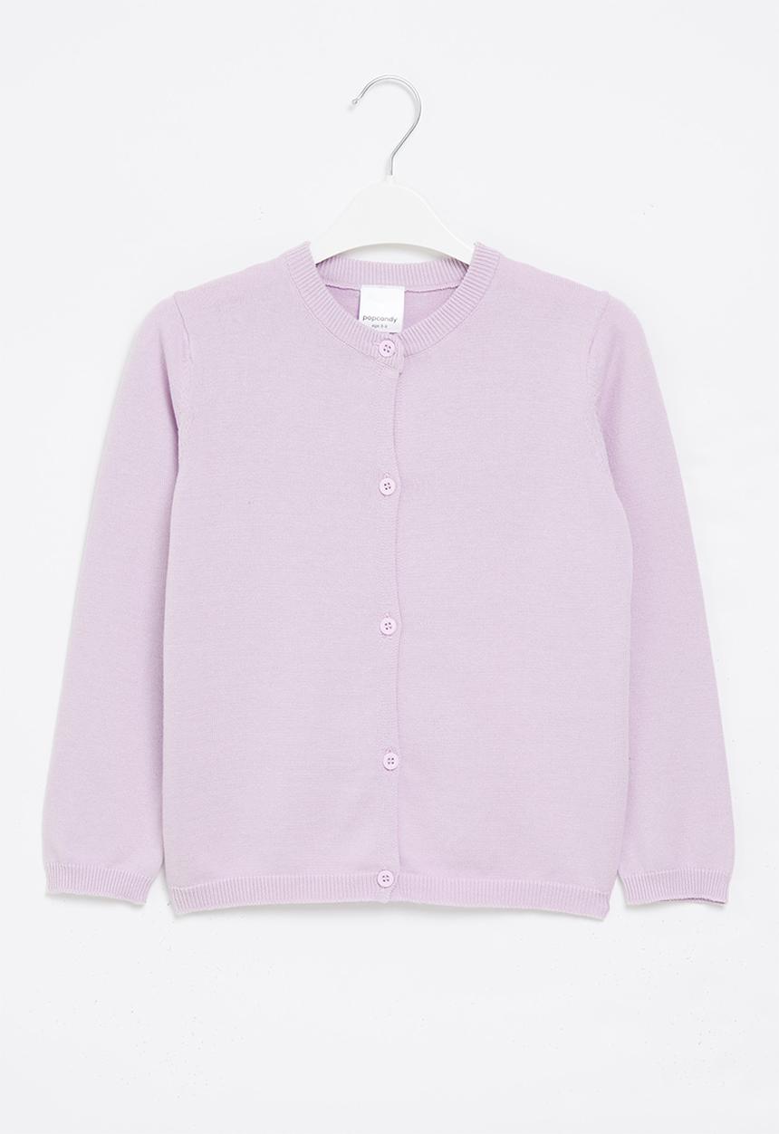 Pop Candy - Girls plain cardigan - purple