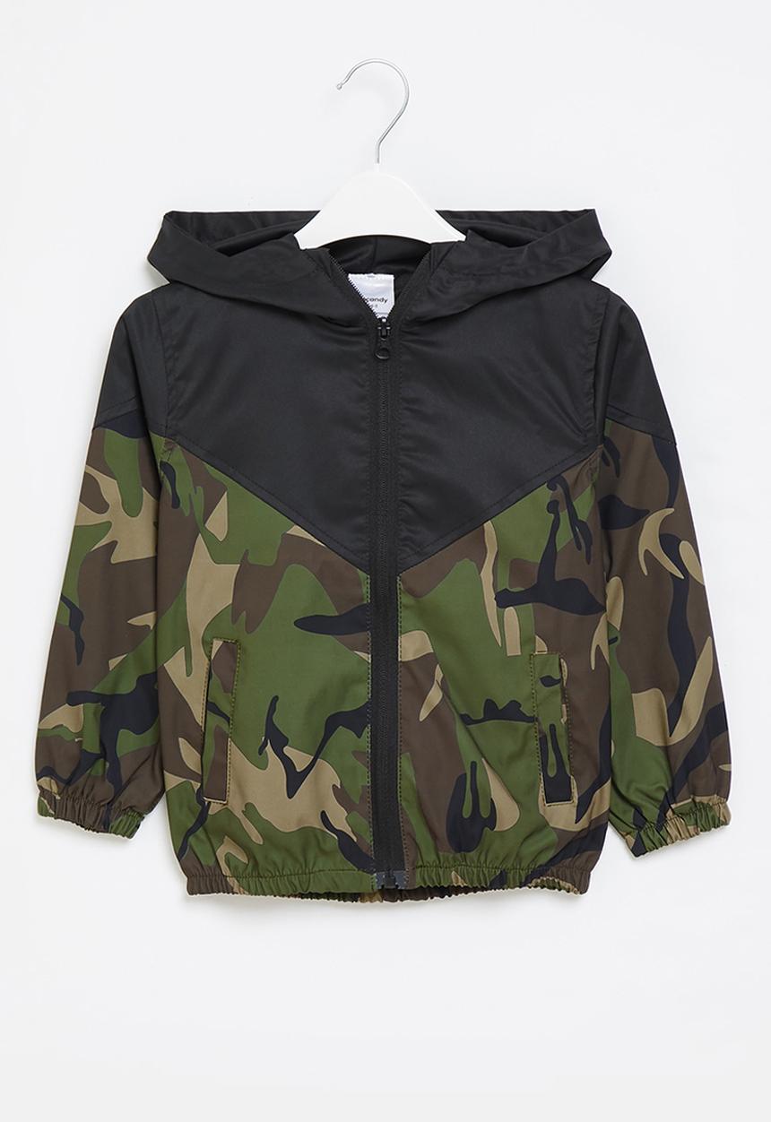 Pop Candy - Boys camo jacket - multi