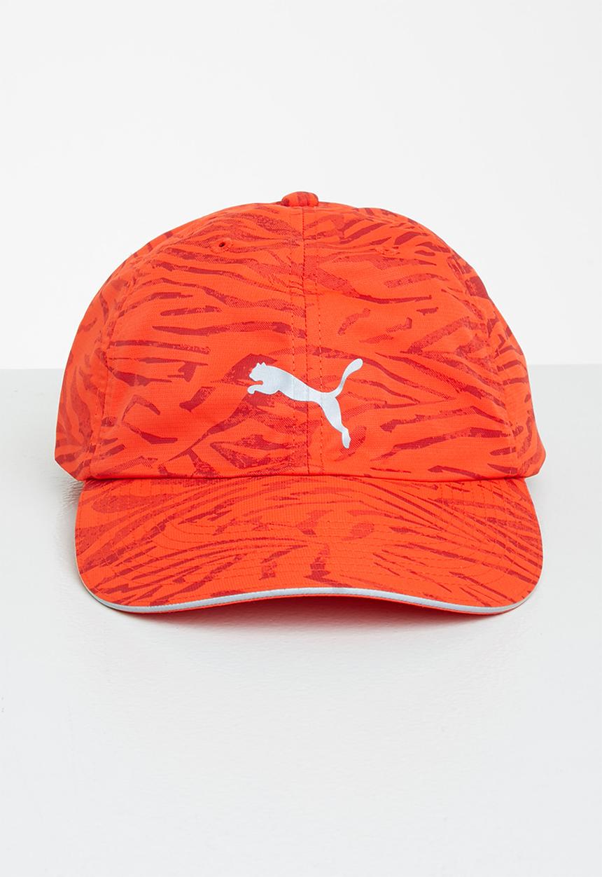 PUMA - Unisex running cap iii - cherry tomato-aop