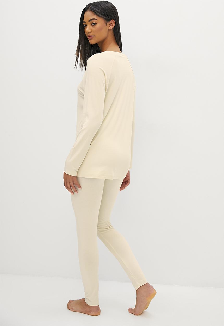 Blake - Tom and Jerry oversized crew/legging sleep set - neutral