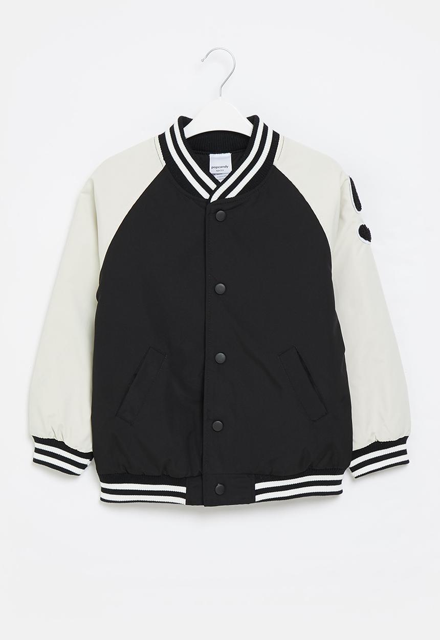 Pop Candy - Girls baseball jacket - black & white