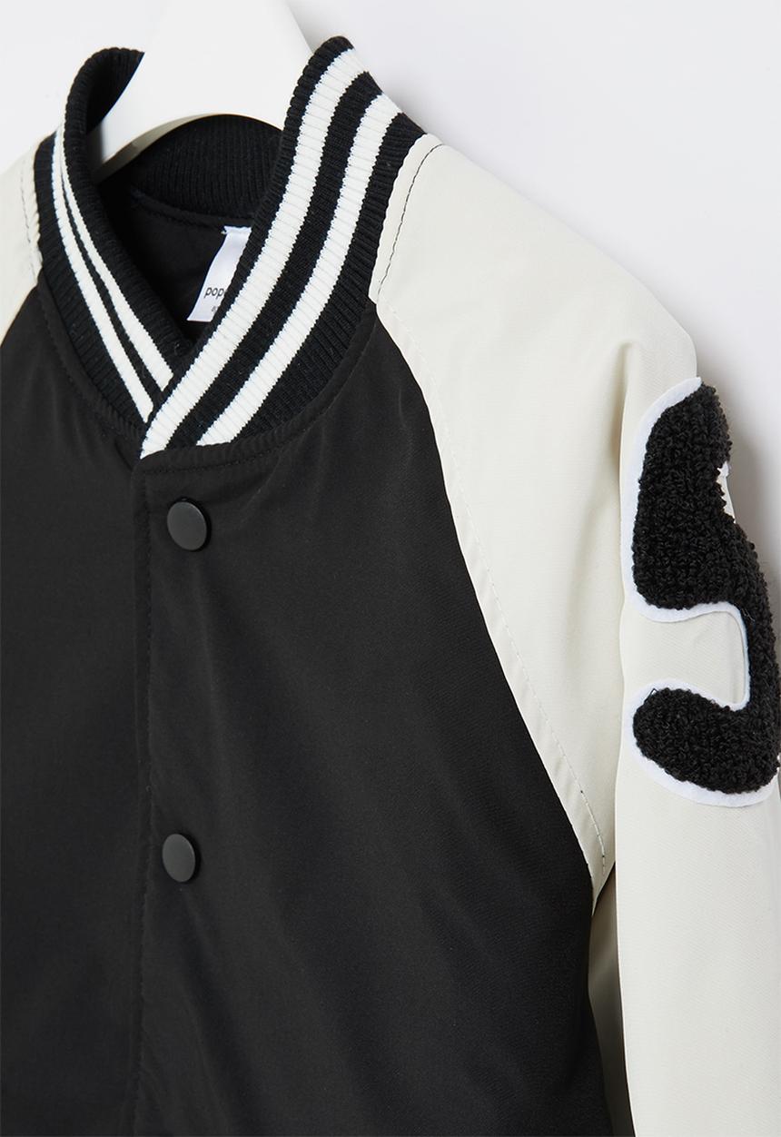 Pop Candy - Girls baseball jacket - black & white