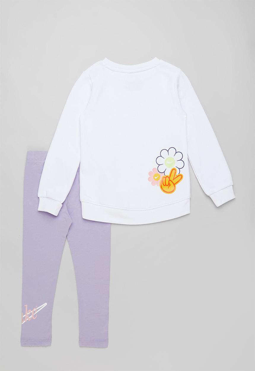 Nike - Nkg flower child pant set - purple dawn