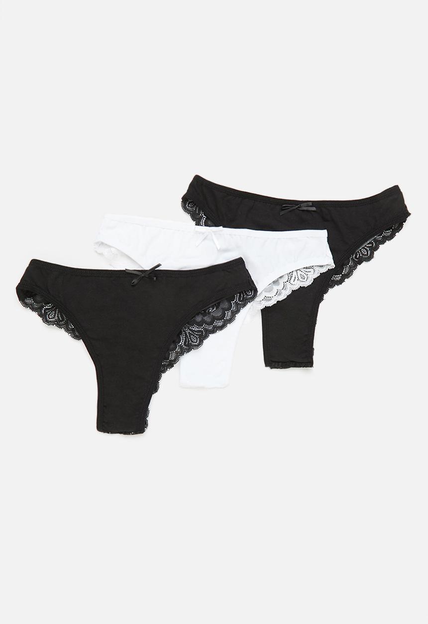 Koton - 3-pack thong panty - multi