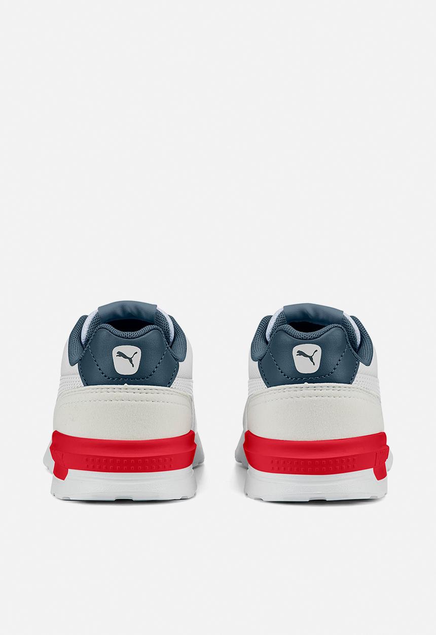 PUMA - Graviton ac ps - white/evening sky/high risk red
