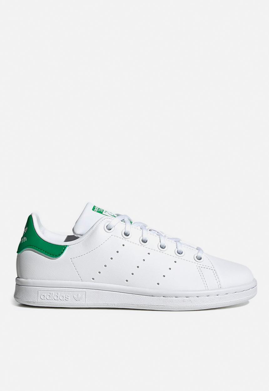 adidas Originals - Stan smith j - ftwr white/ftwr white/green