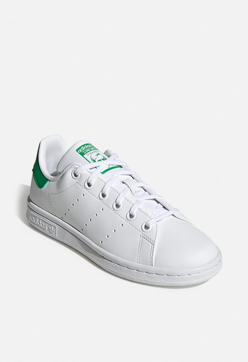adidas Originals - Stan smith j - ftwr white/ftwr white/green