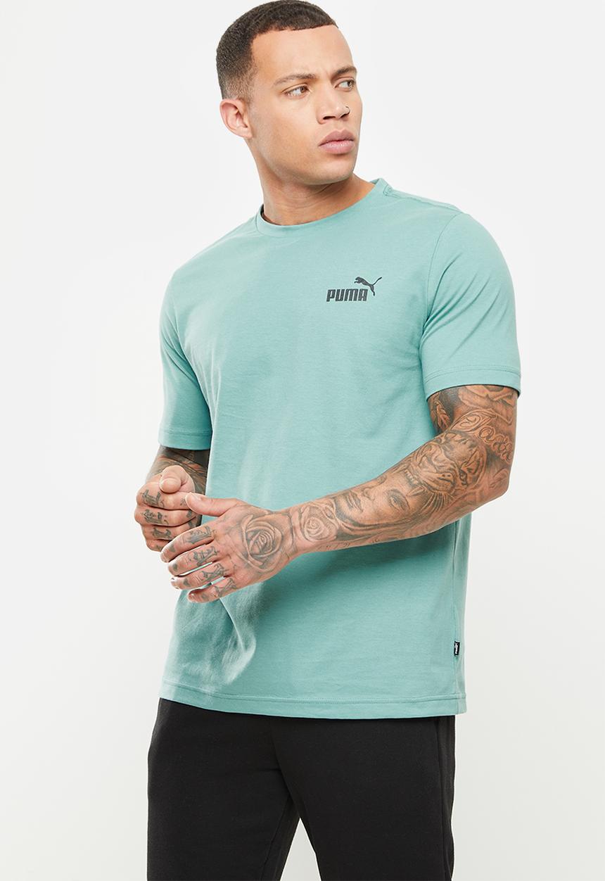 PUMA - Ess small logo tee - mineral blue