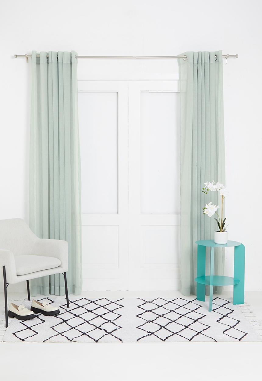 Design Collection - Le jardine eyelet sheer - sage blue