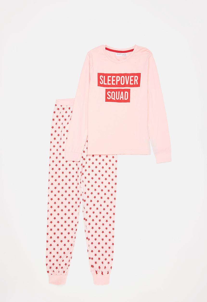 MINOTI - 2-Piece sleepover squad pyjama set - pink