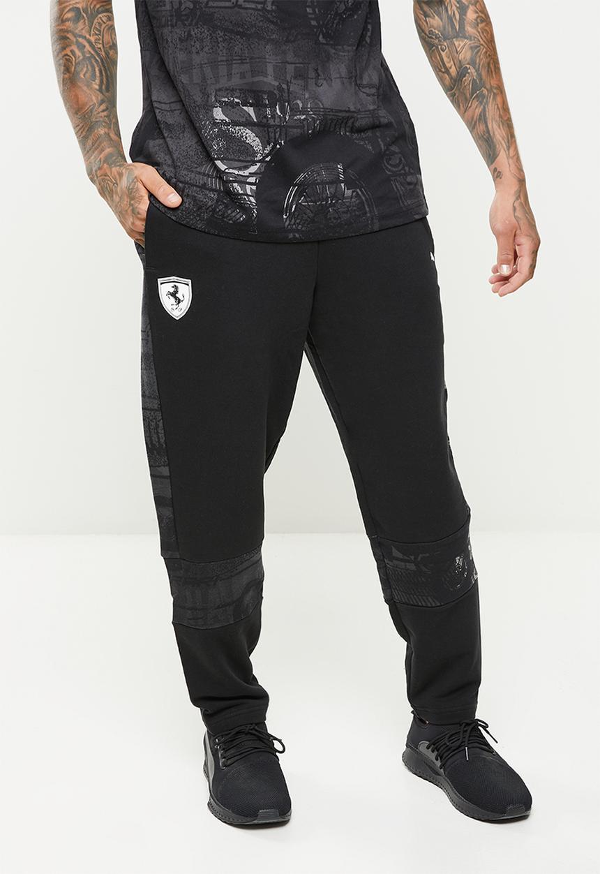 PUMA - Ferrari race aop sweat pants - puma black