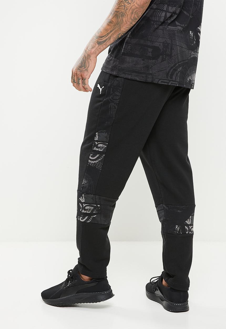 PUMA - Ferrari race aop sweat pants - puma black