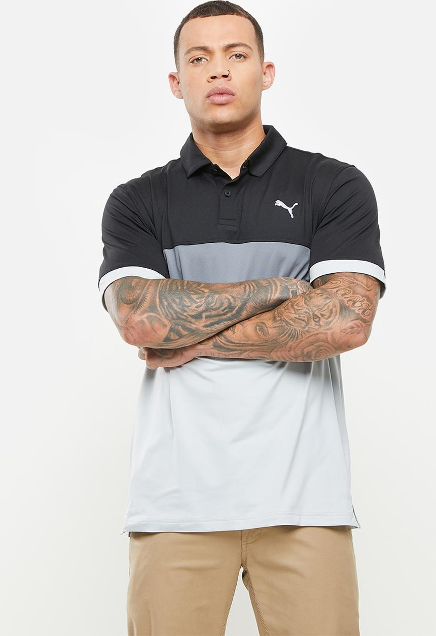 PUMA - Cloudspun Golf  highway polo - puma black & high rise