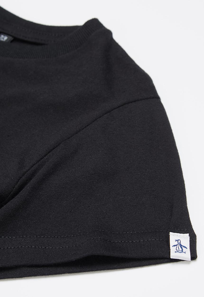 Original Penguin - Embroidered tee - black