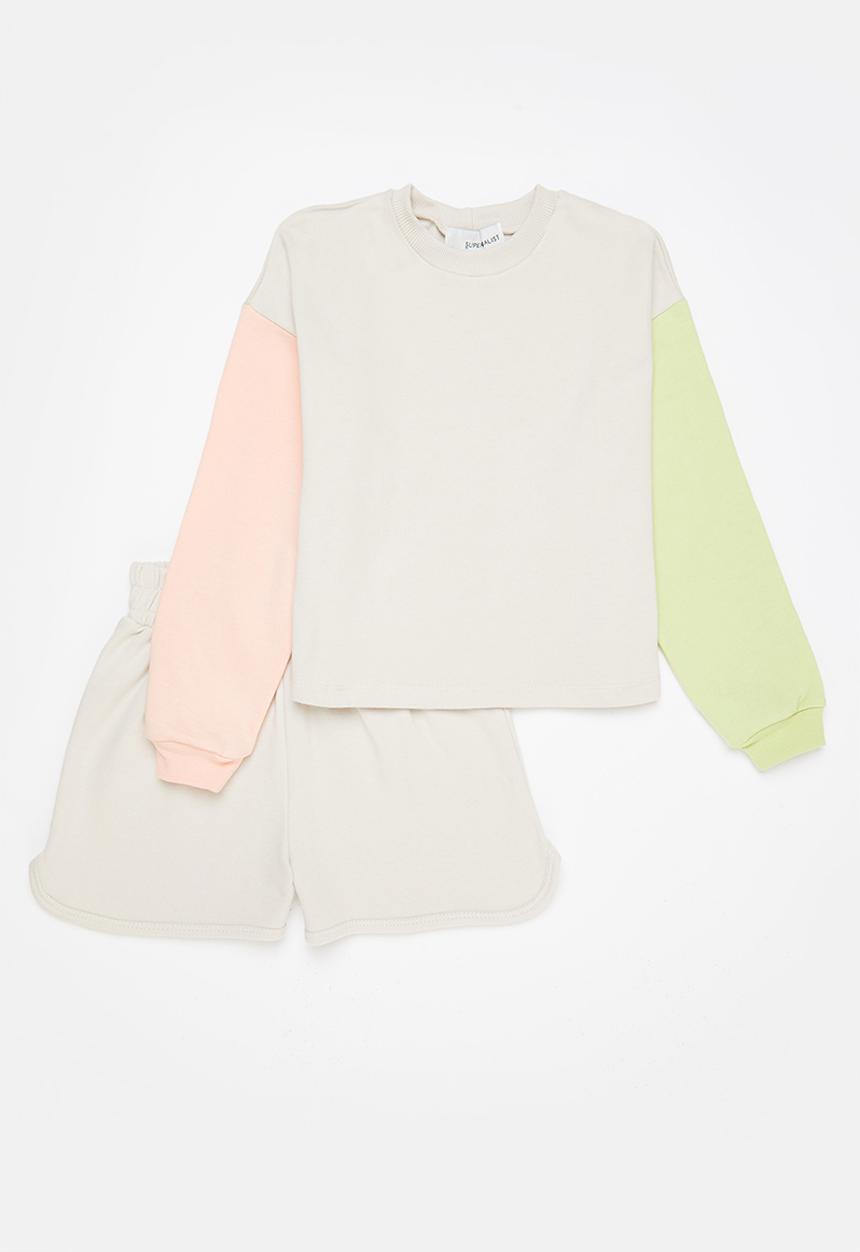 Superbalist - Printed sweat & short set - multi 