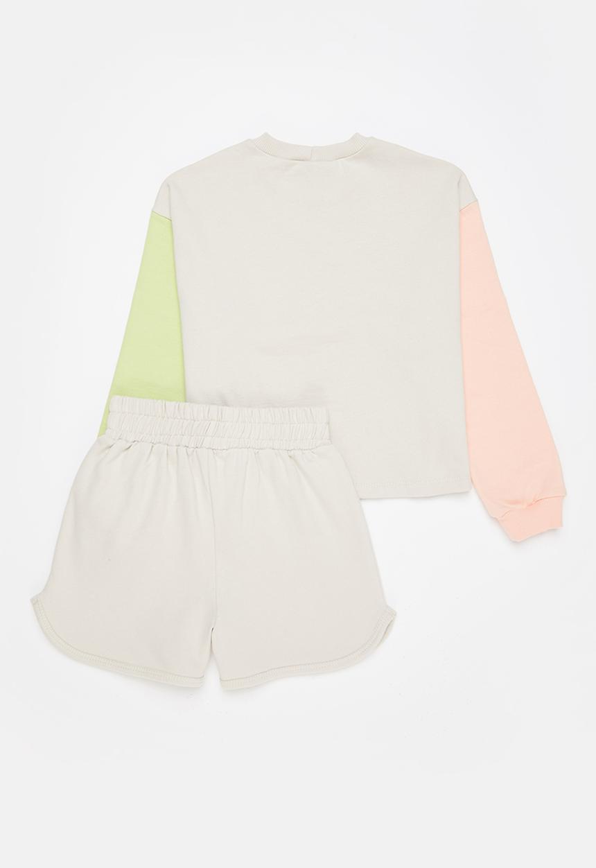 Superbalist - Printed sweat & short set - multi 