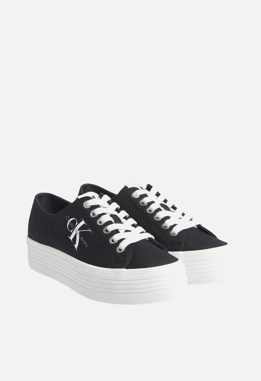 Calvin Klein - Vulcanized flatform laceup co - black