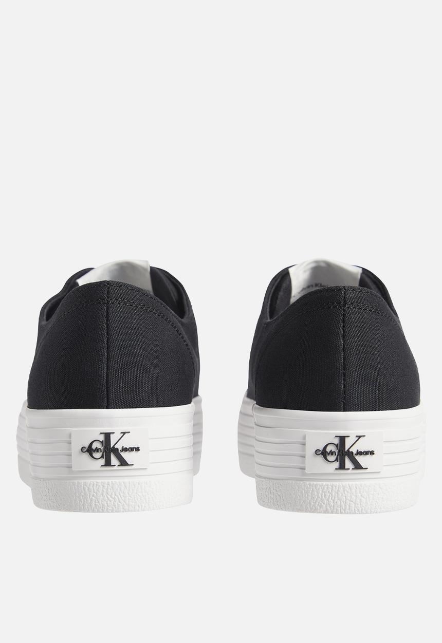 Calvin Klein - Vulcanized flatform laceup co - black