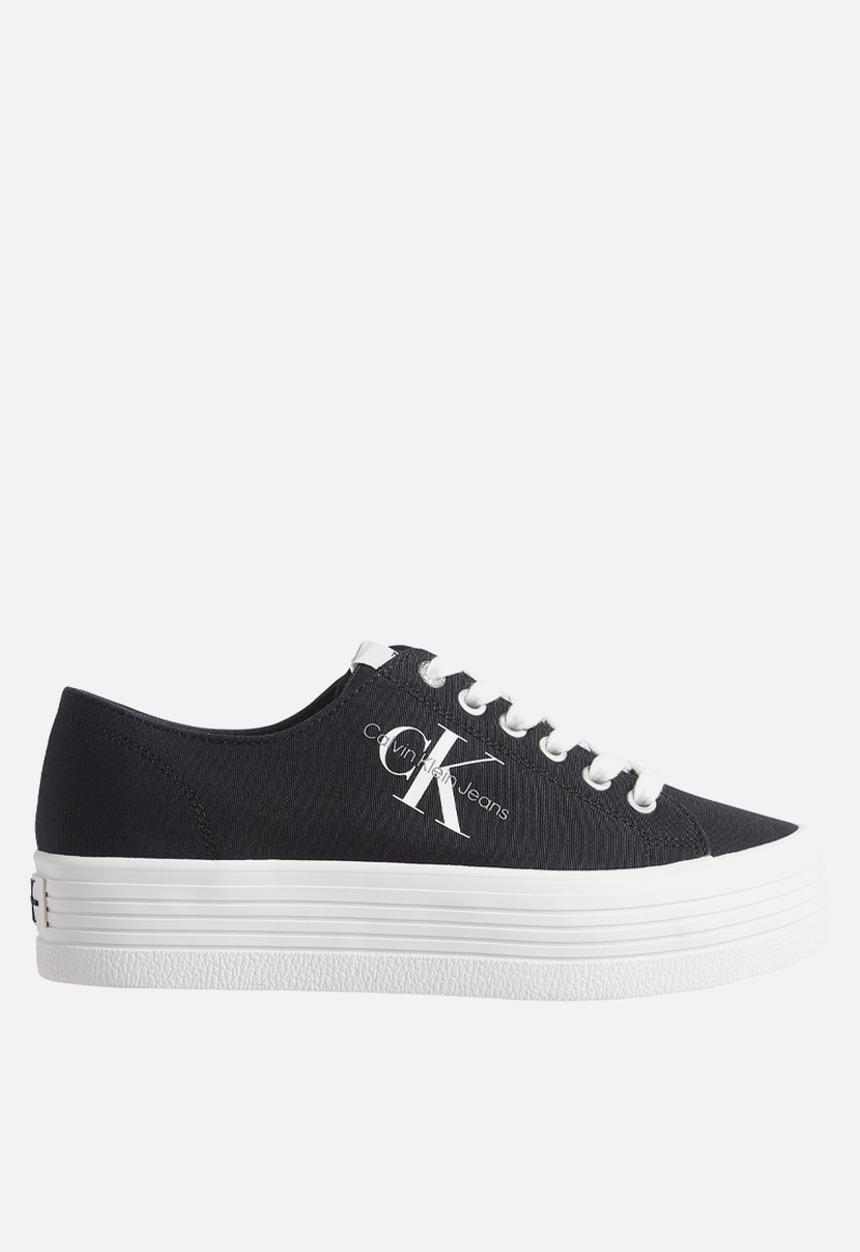 Calvin Klein - Vulcanized flatform laceup co - black