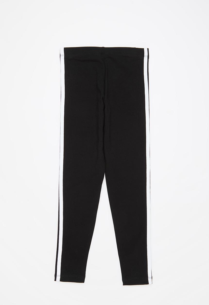 adidas Originals - Girls 3-stripes leggings - black & white