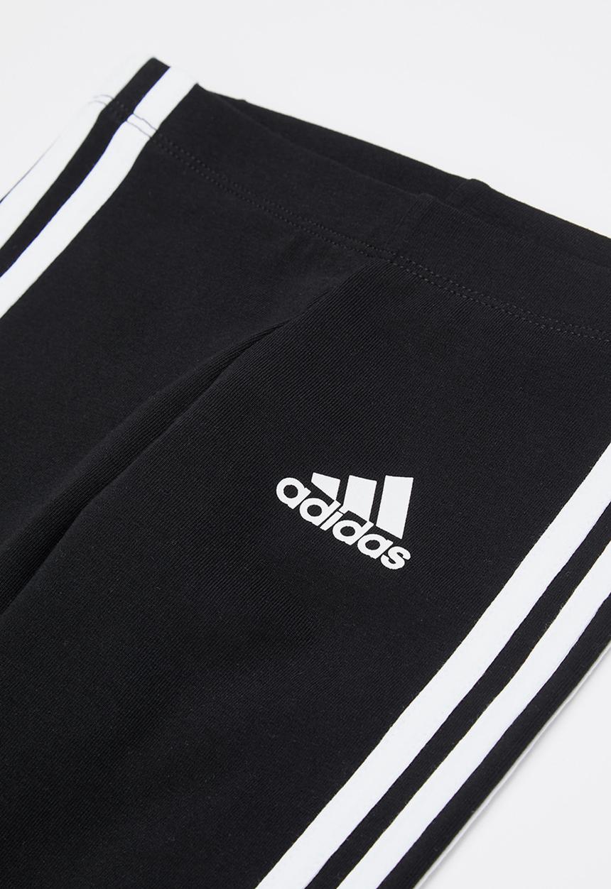 adidas Originals - Girls 3-stripes leggings - black & white