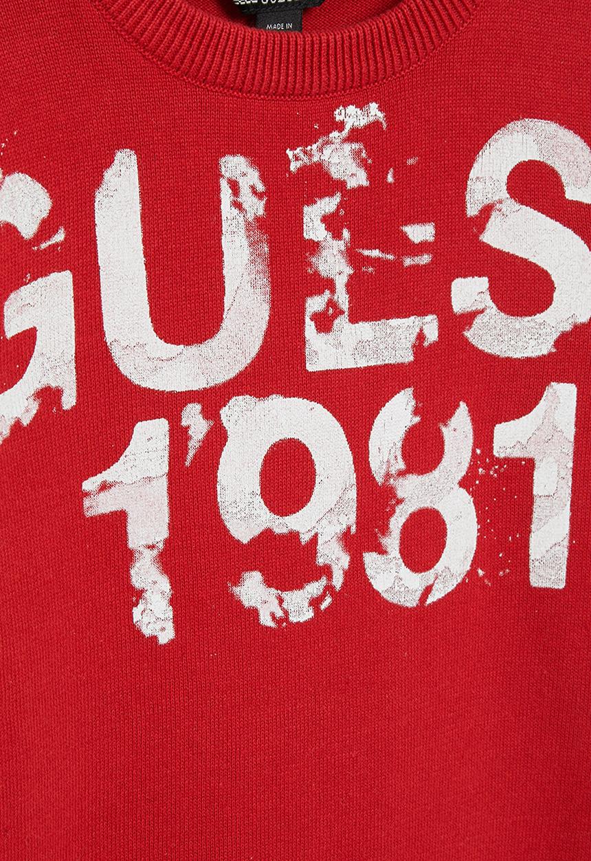 GUESS - Kds long sleeve sweater - red