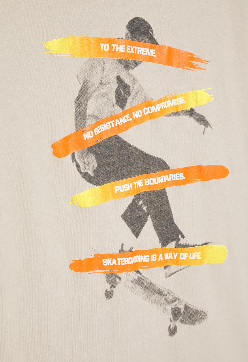 Rebel Republic - Graphic tee - neutral 