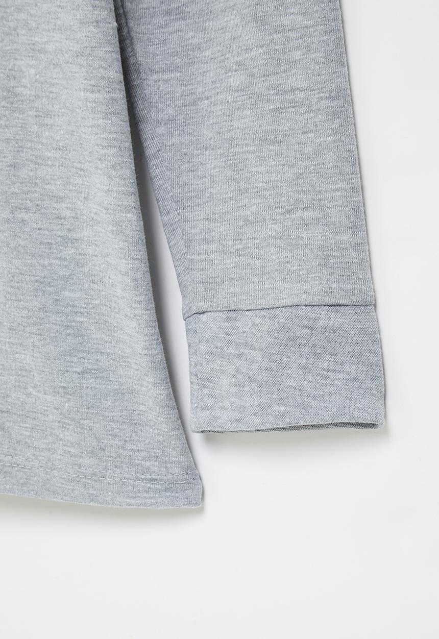 Rebel Republic - Graphic tee - grey melange