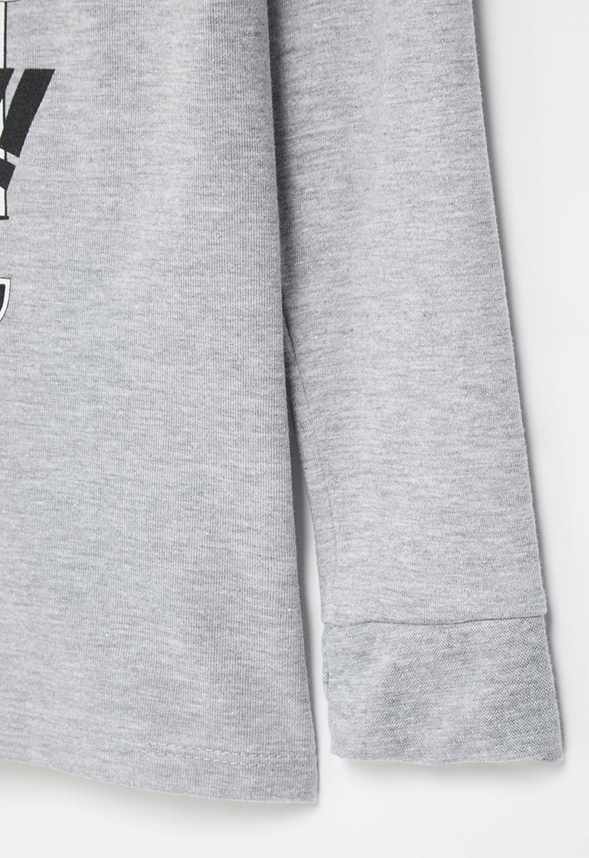 Rebel Republic - Graphic tee - grey melange