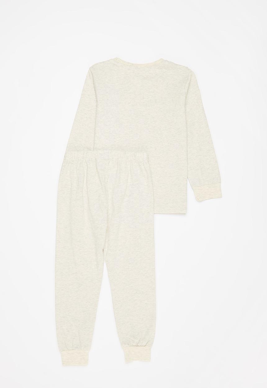 Pop Candy - Girls printed pj set - neutral