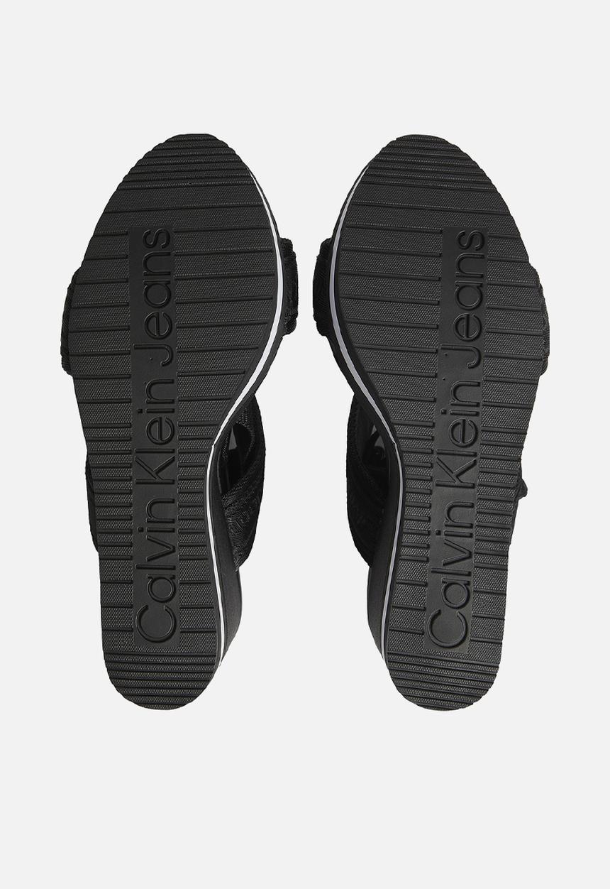 Calvin Klein - Wedge sandal sling pes - black