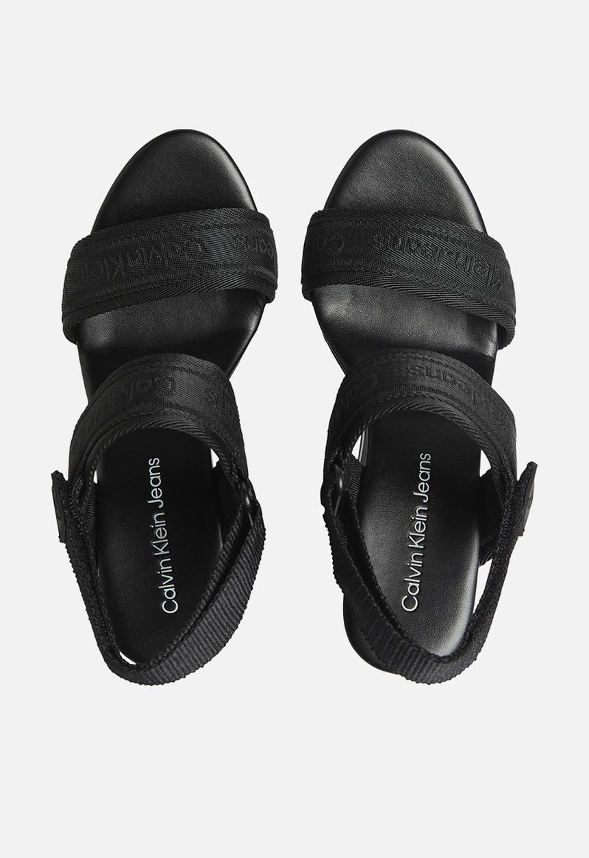 Calvin Klein - Wedge sandal sling pes - black