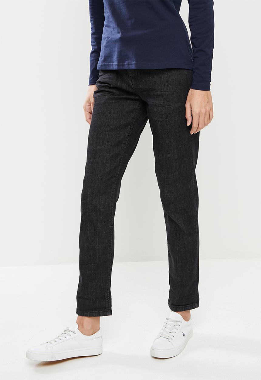POLO - Woman boyfriend jean - black