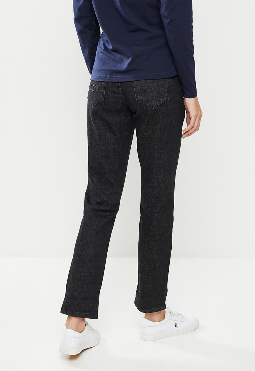 POLO - Woman boyfriend jean - black