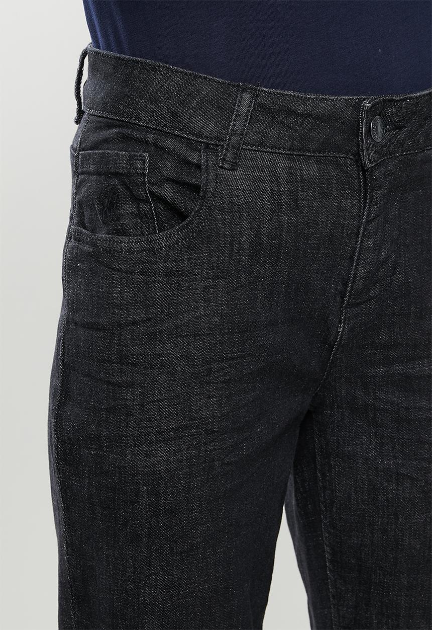 POLO - Woman boyfriend jean - black