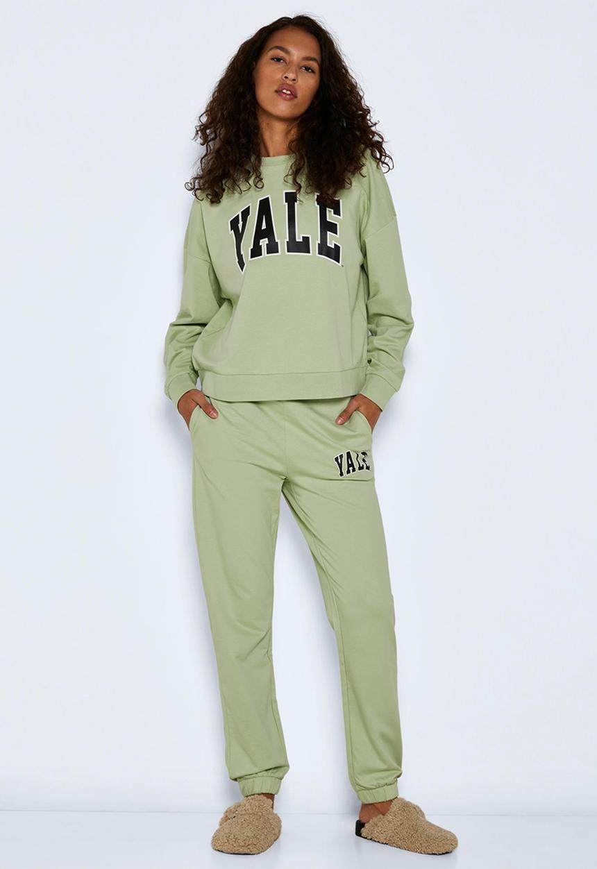 Noisy May - Ariel long sleeve license sweat - smoke green