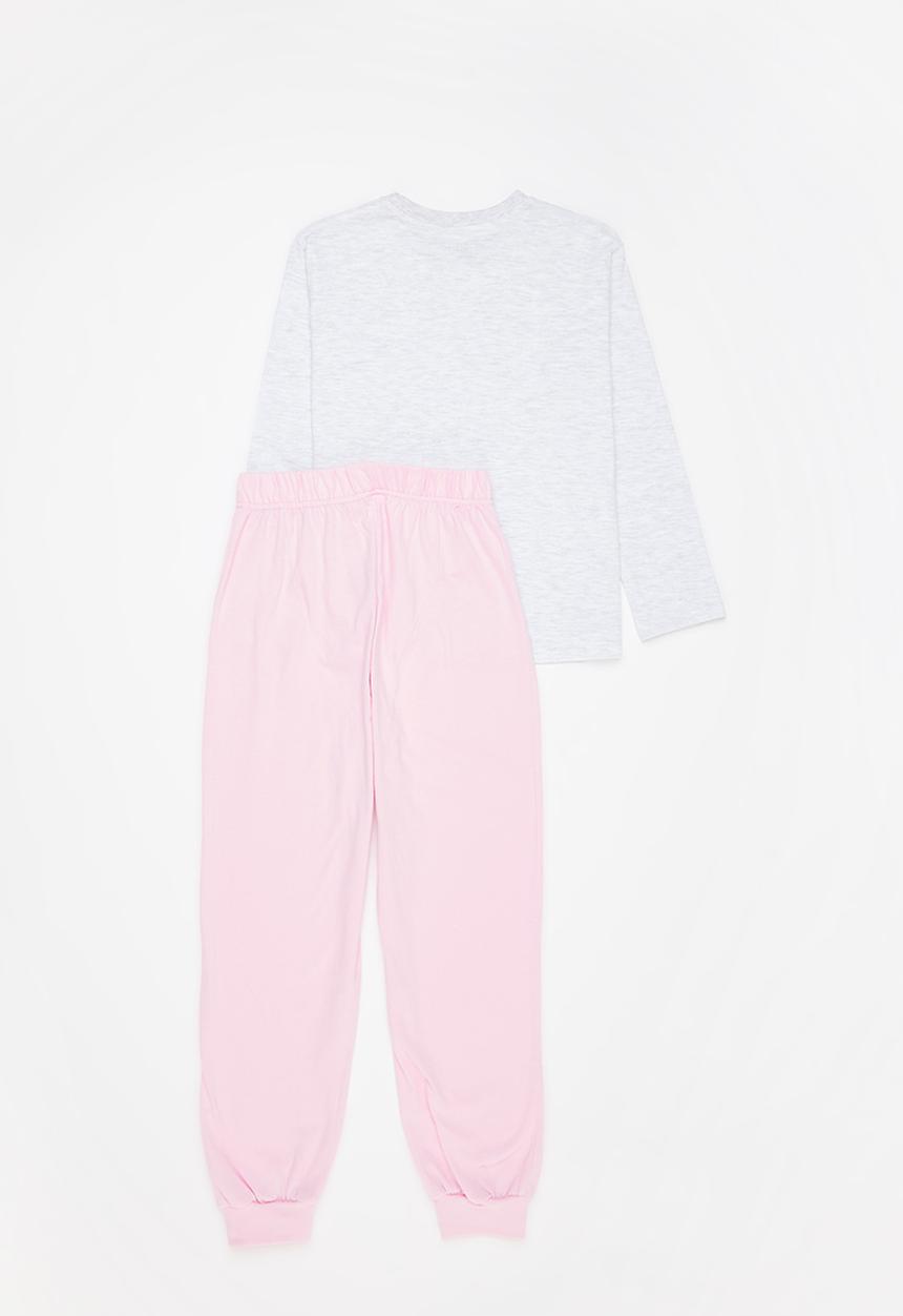 Rebel Republic - Pj set - ice melange & pink