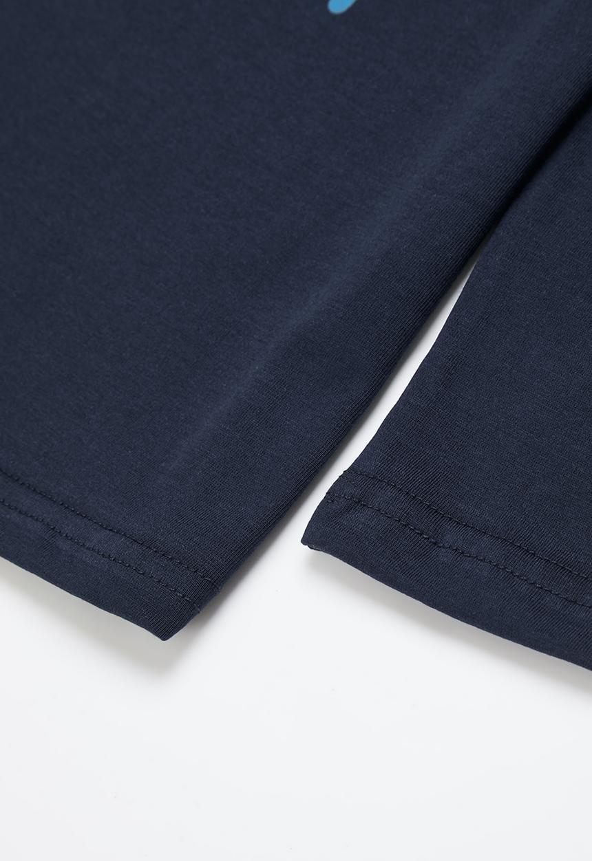 Rebel Republic - Long sleeve graphic tee - navy