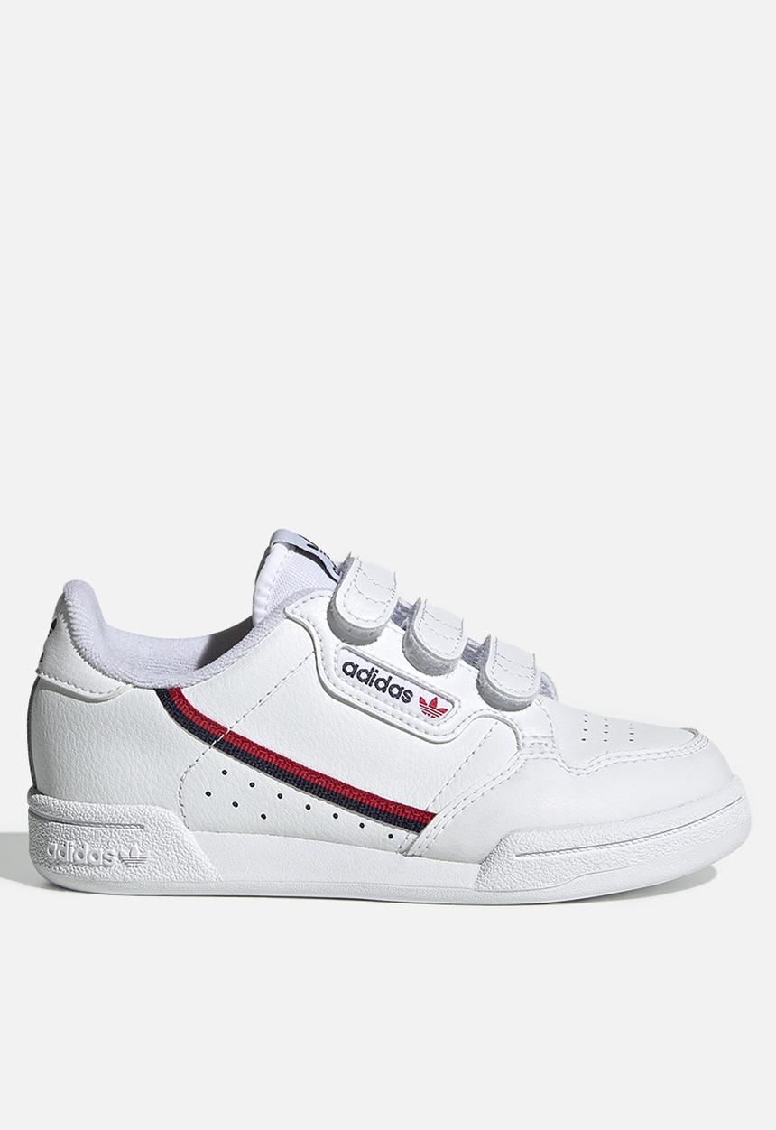 adidas Originals - Continental 80 cf c - ftwr white/ftwr white/scarlet