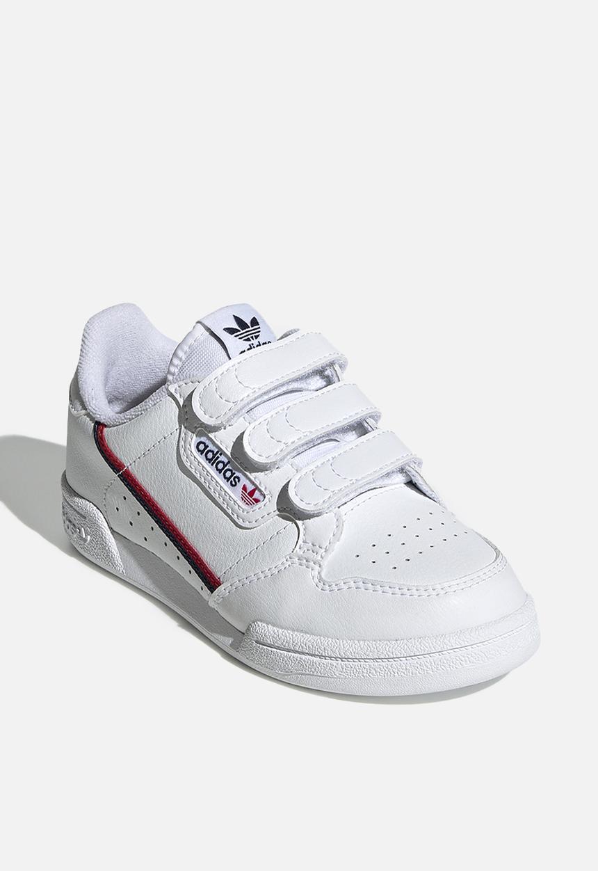 adidas Originals - Continental 80 cf c - ftwr white/ftwr white/scarlet