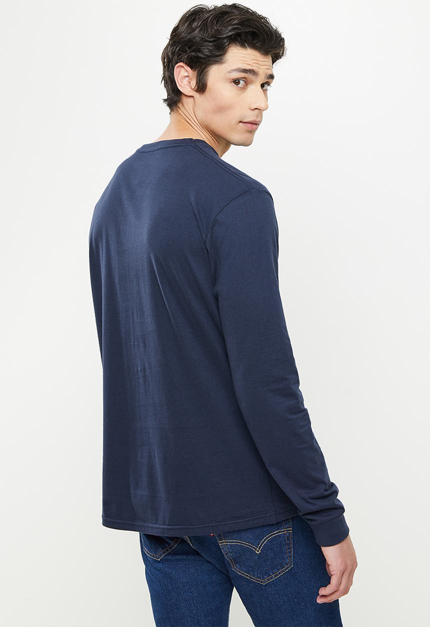 Quiksilver - Omni logo long sleeve - navy blazer