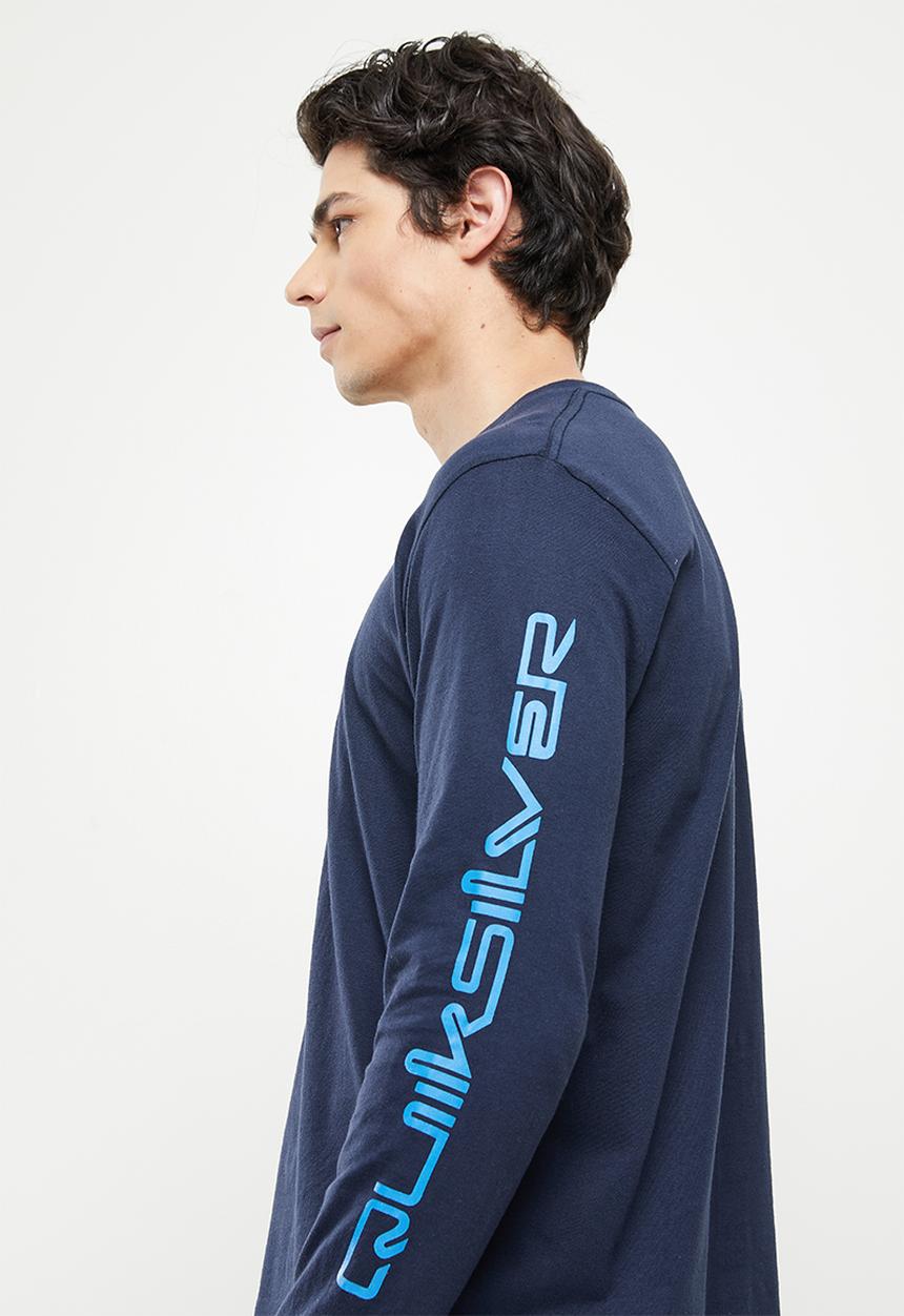 Quiksilver - Omni logo long sleeve - navy blazer