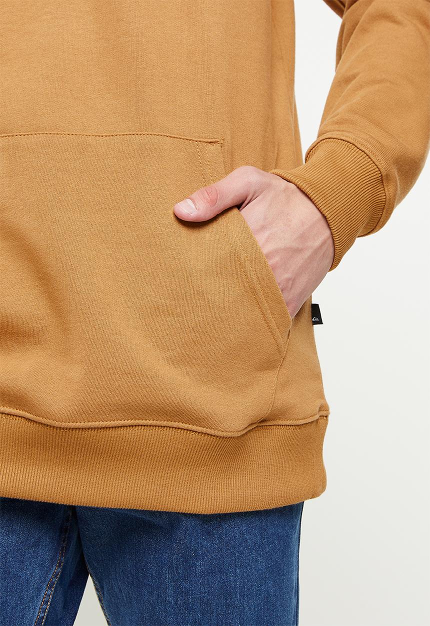 Quiksilver - Big logo hoodie - chipmunk