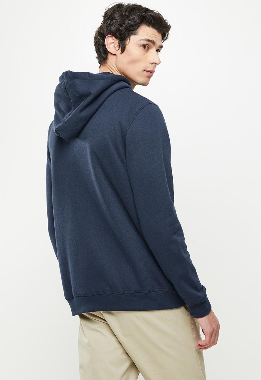 Fox - Baseline zip through fleece - navy