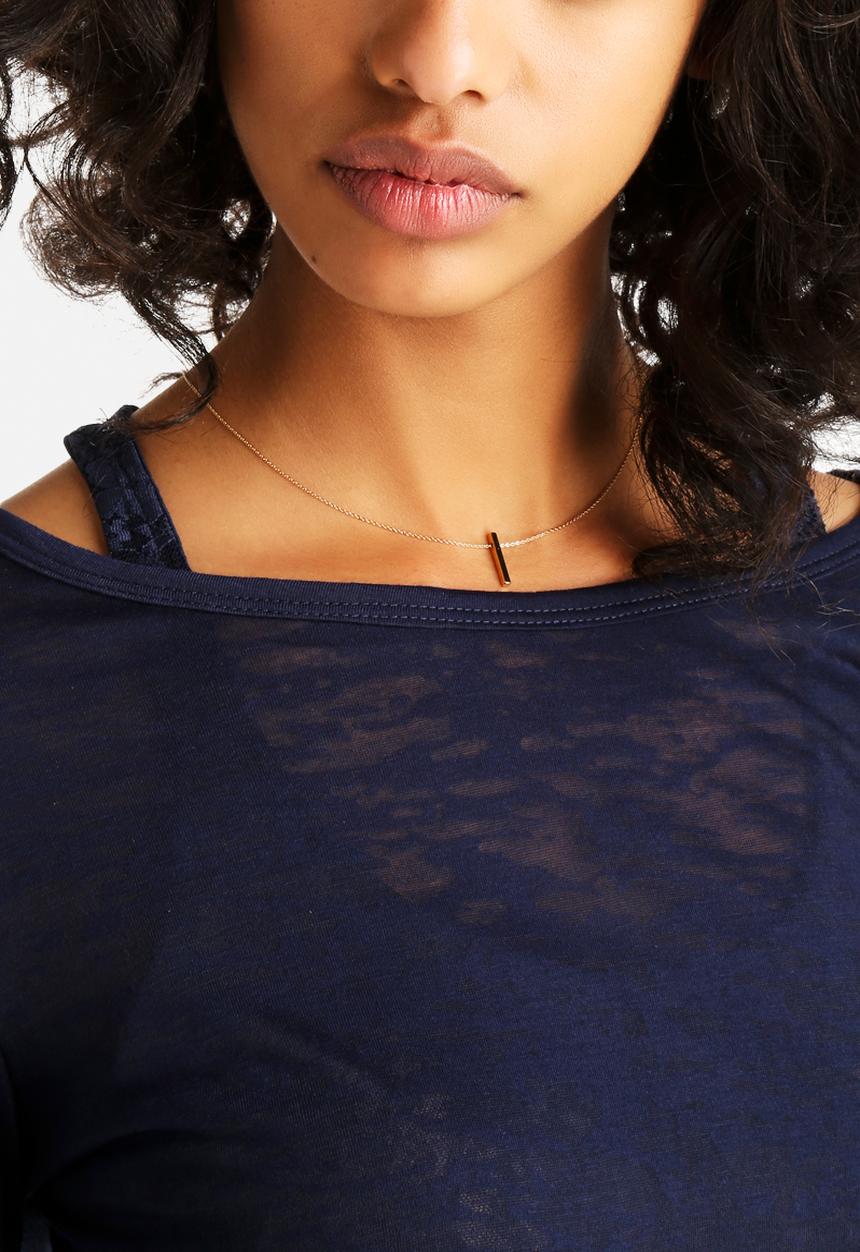 ONLY - Teddy Double 3/4 Lace Top