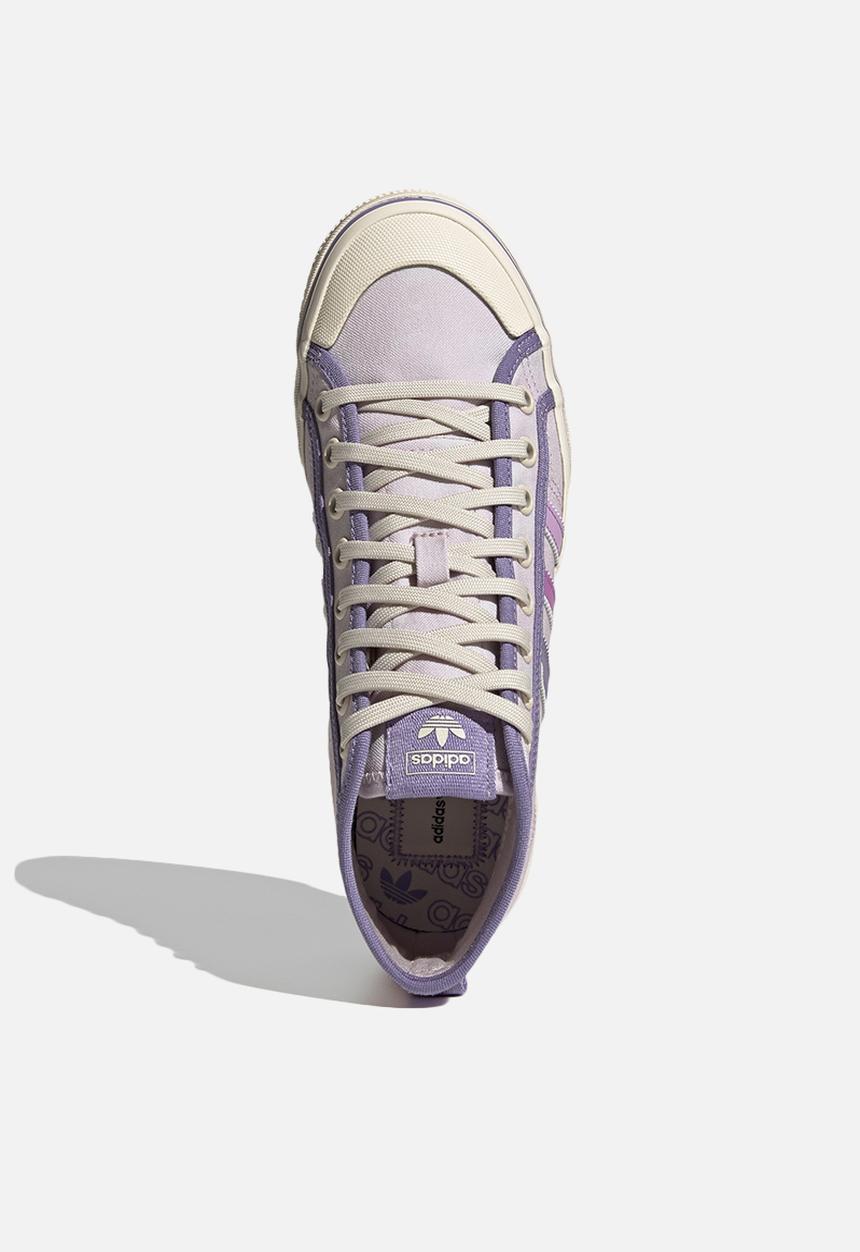 adidas Originals - Nizza platform mid w - almost pink/pulse lilac/wonder white
