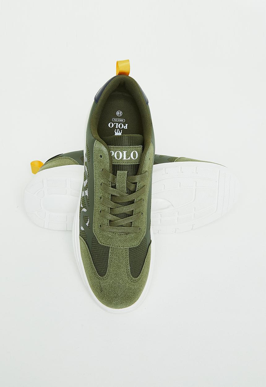 POLO - Caged athleisure runner - olive